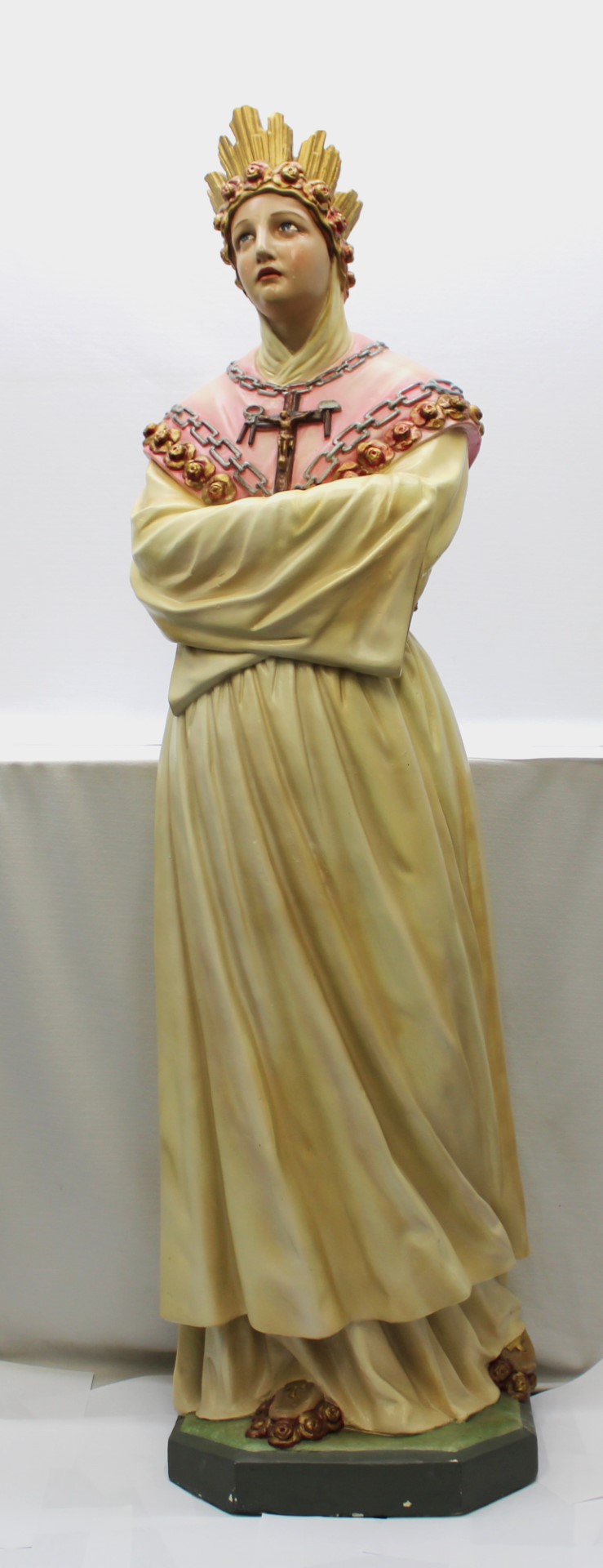 56" Our Lady of La Salette Plaster Daprato T. H. Stemper Co.